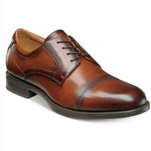 Florsheim Center Cap Toe Oxford   Cognac Dress Shoes